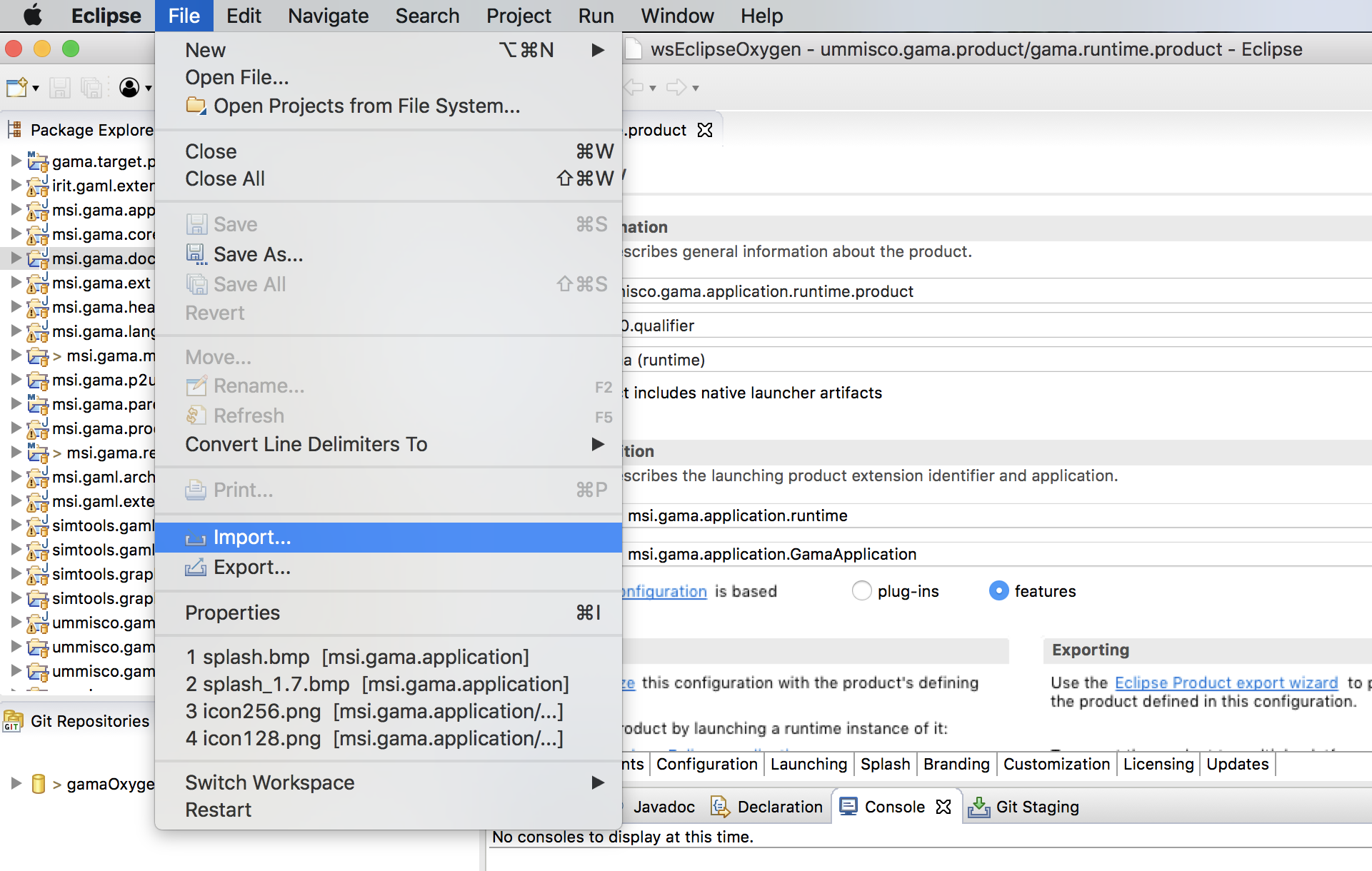 Context Working tree